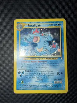 Pokemon TCG Feraligatr 5/111 Neo Genesis Holo Rare Unlimited Edition - Image 2
