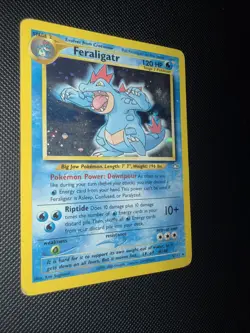 Pokemon TCG Feraligatr 5/111 Neo Genesis Holo Rare Unlimited Edition - Image 5