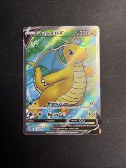 Dragonite V (Full Art) 076/078 Pokemon GO Holo - Image 1