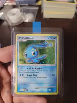 Pokemon Manaphy 9/130 Diamond and Pearl Holo - Image 1