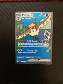 Pidgeot Ex 225/197 Special Illustration Rare Pokemon Obsidian Flames NM - Image 1