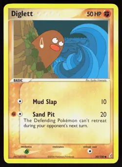 Diglett 50/100 - Pokemon Crystal Guardians - Common - LP - Image 1