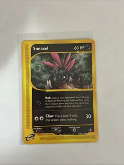 Pokemon TCG Sneasel Aquapolis 110/147 Regular 1st Edition Common - Image 1