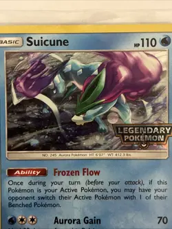 Pokemon TCG Suicune Pokemon ProMos Technologies 59/214 Holo Promo - Image 2