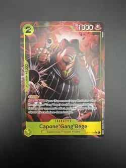 One Piece CCG Capone "Gang" Bege OP11-101 SR Alternate Art Foil English - Image 2