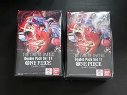 One Piece Double Pack Set Volume 11 The Time of Battle OP16 New Sealed Vol.11 - Image 1