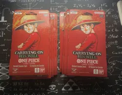 One Piece TCG: Carrying On His Will Sleeved Booster OP13 English (Lot Of 10) - Image 1