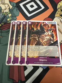 ONE PIECE - PROMO - P-104 SHANKS NEW ENGLISH Playset Of 4 - Image 1
