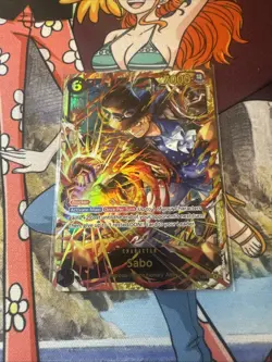 Sabo SEC OP13-120 Carrying On His Will One Piece TCG English Secret Rare - Image 1