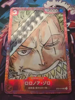 One Piece TCG - Roronoa Zoro ST01-013 FILM RED Japanisch Promo Karte Near Mint - Image 1