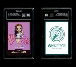 TAG 10 One Piece card Nico Robin Premium DON!! Card Collection Kumamoto Japanese - Image 1