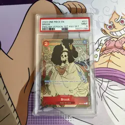 2024 ONE PIECE ENGLISH VERSION 1ST ANNIVERSARY SET #011 BROOK PSA 9 - Image 1