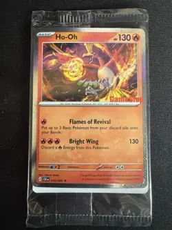 Ho-Oh “GAMESTOP” 010/086 130 HP Holo Promo Pokemon TCG Card English - Image 1
