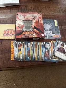Naruto Collectible Card Game Lot w/ Storage Box, Rule Book & Cards - Storage - Image 1