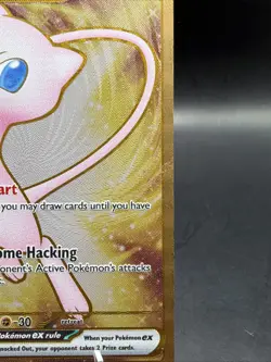 Mew ex - (151 Metal Card) 205/165 Scarlet & Violet 151 Regular Factory Defect - Image 2