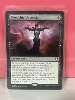 Magic MTG Bloodchief Ascension Commander Masters CMM #0139 Rare Non-Foil NM - Image 1