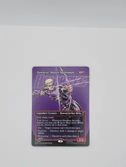 MTG Hawkeye, Master Marksman (Borderless) NON-FOIL #0367 - Marvel (MSH) - Image 1