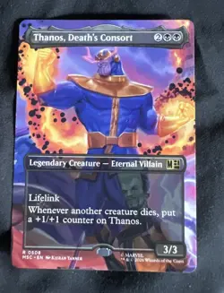 Magic: The Gathering - Thanos, Death's Consort Borderless Foil Rare 0508 EN - Image 1