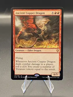 Ancient Copper Dragon Commander Legends: Battle for Baldur's Gate Regular - NM - Image 1
