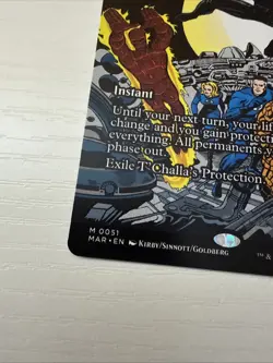 T'Challa's Protection - Teferi's Protection (Borderless) 51 MAR MTG M NM - Image 2