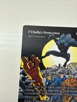 T'Challa's Protection - Teferi's Protection (Borderless) 51 MAR MTG M NM - Image 5
