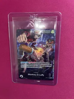 MONKEY D LUFFY - One Piece OP05-060 - SEALED PROMO Leader L - PSA Magazine - Image 3
