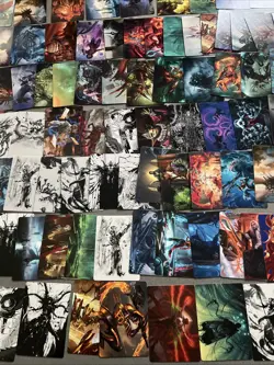 Magic the Gathering 140 Mixed Art Card Lot NM - Image 4