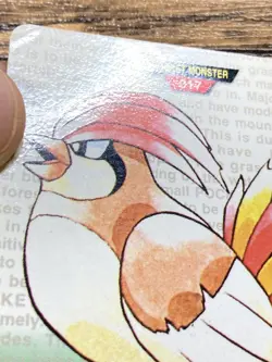 Pokemon Carddass Card Pidgeotto No.17 Bandai Pocket Monsters Green ver. 1996 - Image 4
