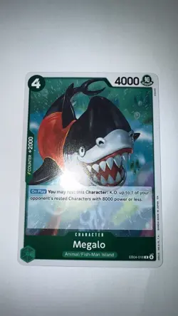 Megalo EB04-018 - The Azure Sea's Seven Rare Foil Card (NM+) - Image 1