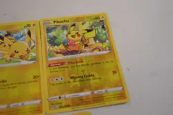 LOT of 5 Assorted Pikachu Pokemon Cards - Image 4