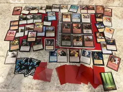 MTG Binder Variety Of Magic The Gathering Cards - Vintage -Onward!+ Mythic/rare! - Image 1