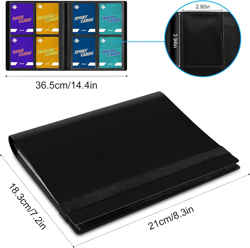 4 Pocket Card Binder for 160 Sleeves, Card Folder Ablum for Trading Cards Collec - Image 2