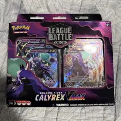 Pokemon TCG League Battle Deck Shadow Rider Calyrex VMAX English 60 Cards 2021 - Image 1
