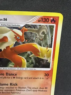 Pokemon TCG Blaziken Holo Card 1/106 Great Encounters Rare Near Mint Condition - Image 3