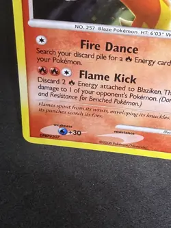 Pokemon TCG Blaziken Holo Card 1/106 Great Encounters Rare Near Mint Condition - Image 4
