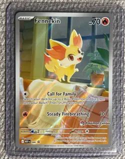 Fennekin 080 - Pokemon Center Stamped Promo - Chaos Rising Card NM - Image 1