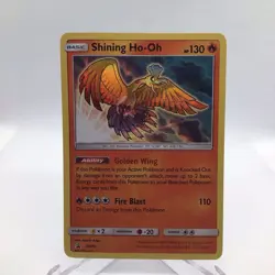 Pokemon Shining Ho-Oh Promo Holo Basic Card SM SM70 130 MP - Image 1