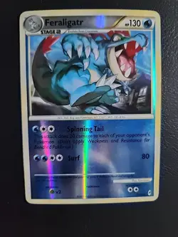 Feraligatr - 25/95 - 2011 Call of Legends Reverse Holo Pokemon Card - MP - Image 1