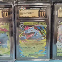 CGC Pristine 10 Venusaur ex 184/165 sv2a Pokemon Card 151 - 4 pristine 10s - Image 3