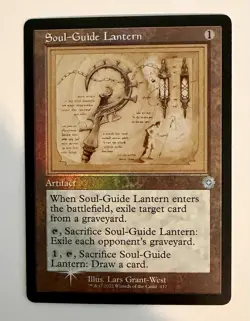 Soul-Guide Lantern (Schematic) #117 (Foil) (NM) Brothers' War BRR Magic MTG - Image 1