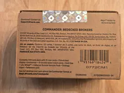 Bedecked Brokers Commander Deck New Capenna MTG Sealed Minimal Pkg - Image 2