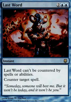 MAGIC: THE GATHERING LAST WORD 23 DARKSTEEL RARE FOIL LP - Image 1