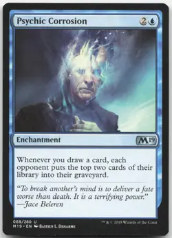 Psychic Corrosion - Core Set 2019 - Uncommon - Magic: The Gathering - Image 1