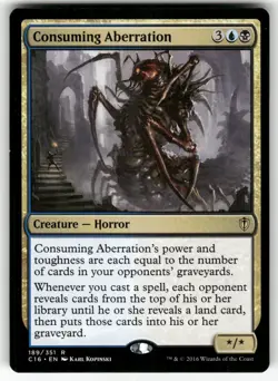 Consuming Aberration 189 Rare Commander 2016 Magic: The Gathering Near Mint - Image 1