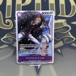 One Piece Card Game TCG Rosinante & Law EB04-038 SR The Azure Sea’s Seven OP14 - Image 2