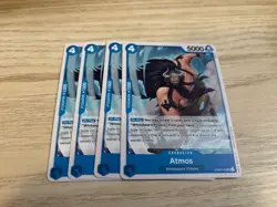 OP08-040 Playset 4 x Atmos English UC One Piece TCG Card Game - Image 1