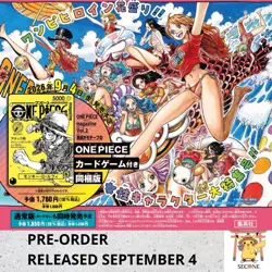 PRESALE ONE PIECE magazines 021 ST29-001 Yellow Luffy Promo Card JP - Image 1