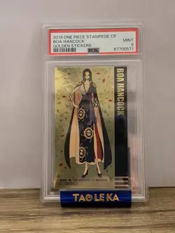 S6017 Boa Hancock Gold HOLO Sticker Japanese One Piece Movie Stampede 3.5" A8 - Image 1