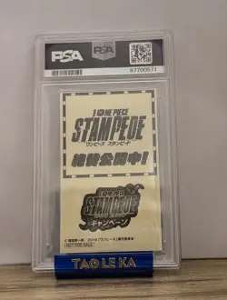 S6017 Boa Hancock Gold HOLO Sticker Japanese One Piece Movie Stampede 3.5" A8 - Image 2