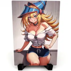 Yu-Gi-Oh! Dark Magician Girl Sexy Anime Waifu Girl Lewd Goddess Story Art Card - Image 1